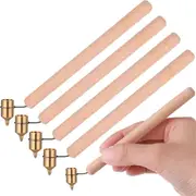 4pcs 0.3mm Hot Crayons Wooden Handle Painting Pens Easter Egg Decoration Kit Candle Painting Supplie