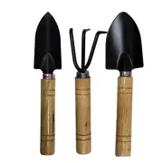 AKOAK 1 Set Garden Tools Set of 3 Mini Garden Tools - Small Spade/Rake/Spatula