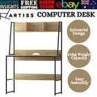 Artiss Computer Desk Home Office Storage Workstation Oak Sturdy Industrial