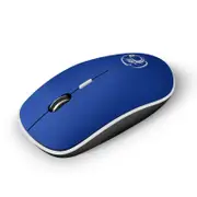 G-1600 2.4GHz Wireless 1600DPI Mouse Mute Rechargeable Mouse Ergonomic Design for Office BLUE COLOR