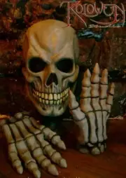 Skull latex Mask / Day of the dead / skeleton / Scorpion mortal Kombat X