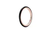 PANDORA JEWELS Mod. BLACK ENAMEL - RING - Size 50