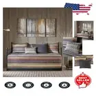 Elegant Yosemite Quilted Daybed Cover Set - 6 Pieces for Twin Mattress, 75"x39"
