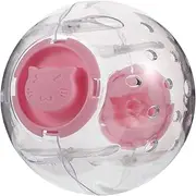 Abaodam Transparent Hamster Exercise Ball Interactive Running Wheel for Small Pets Compact Cage Accessory Reduces Boredom Improves Digestion Easy to Clean