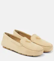 [Prada] Prada Suede driving shoes AU 6 beige