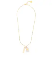 Versace Medusa and Logo Charm Necklace