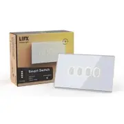 LIFX 4-button in-wall Wi-Fi Controlled Smart Switch White [LFSWWHT4FAU]