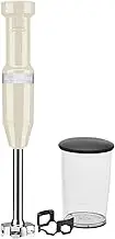 KitchenAid KHBV53 Classic Corded Hand Blender, 153 cm Cable Length, Almond Cream