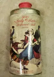 AVON * Ariane Perfumed Talc * Lady Skater Tin Can * 3.75 oz * Vintage Powder