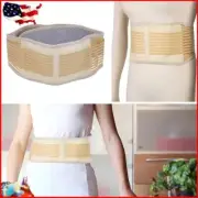 Back Support Belt Adjustable Tourmaline Magnetic Back Brace for Lower Back Pain