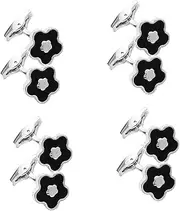 [LIFKOME] Cufflinks Tuxedo Studs Tuxedo Shirt Studs Cuff Buttons Retro Cuff Links Cuff Links Button Covers for Mens Shirts Tuxedo Buttons Suit Buttons Clothes Accessory Alloy