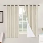 H.VERSAILTEX 100% Blackout Curtains for Bedroom Thermal Insulated Linen Textu...