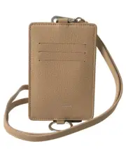 Dolce & Gabbana Leather Card Holder Beige - Wallets & Pouches -Size One Size