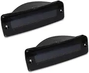 Turn Signal Lights for Toyota T100 1993-1998 Car Bumper Sequential Amber Turn Signal Replace Switchback White LED Daytime Running Light 1156 Turn Signal Lights(Smoked Lens)