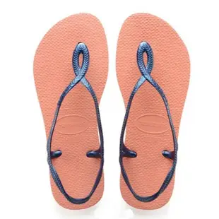 現貨/買一送一(送同款) 2 雙 850 元 HAVAIANAS LUNA  8字帶麻花涼鞋  珠光 粉色 女款