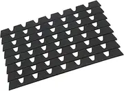 Anti Skid Bumper Protector, 8pcs Front Bumper Scrape Guard Black Rubber for Cars for SUVs
