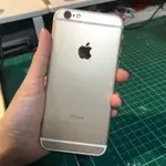 二手IPHONE 蘋果手機 材料機 IPHONE6 附手機殼 64G 香檳金 IPHONE材料