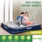 Bestway Queen Inflatable Air Bed Built-in Electric Pump & Pillow Mattress Home
