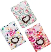 CuteBone 3 Pack Female Dog Diapers, Washable Nappies With Adjustable Rope for Dogs in Heat, Incontinence, Untrained Puppies
