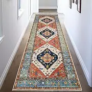 Bohemian Rug Runner Carpet Entrance Mat for Household Use Short Plush Tpr Anti Slip Water Washed Bottom Long Strip Carpet Mat