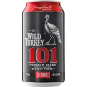 [Wild Turkey] Wild Turkey & Cola 101 Can 375mL Limited Edition (10 pack)