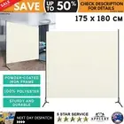 1 Panels Privacy Room Divider Partition Folding Foldable Screen Panel Iron Cream