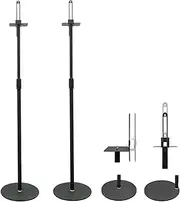 2PCS Adjustable Speaker Stand, Extends Height 100-165cm, Bookshelf Speakers Stand & Satellite Speakers Stand, for Bose Polk JBL Samsung Sony Yamaha and Others