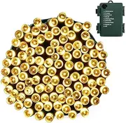 [Marchpower] Battery Operated Christmas Tree Lights Warm White, 40m 300 Led Fairy String Lights Timer Outdoor Indoor for Xmas Garden Gazebo Pergola Festive Wedding Birthday Patio(Battery not Included)