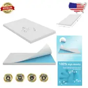 Super Soft 2-Inch Gel-Infused Memory Foam Mattress Topper for Cribs - Pure White