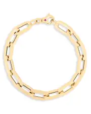 Roberto Coin 18K Yellow Gold Classic Oro Paperclip Link Bracelet OS