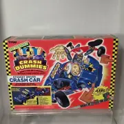 Incredible Crash Dummies NEW Student Driver Crash Car with Axel Dummy TYCO 1991