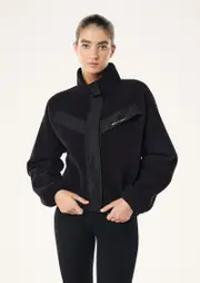 SHELTER SHERPA JACKET IN BLACK, S