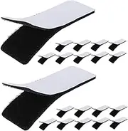 OSOLADY Self-Adhesive Hook and Loop Strips 20pcs Heavy Duty Double Sided Tape for Mounting Crafting
