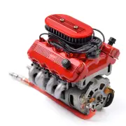 RC Car 1976 Model 1/10 Simulation SOHC V8 Scale Engine Kit GRC F76 Red
