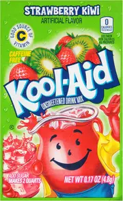Kool-Aid Unsweetened Strawberry Kiwi Drink Powder 4.6g