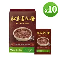 在飛比找momo購物網優惠-【聯華食品 KGCHECK】KG高纖燕麥餐-紅豆薏仁餐(10