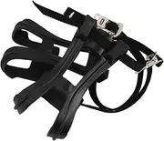 GANAZONO Dog Muzzle Pedal Straps Bike Pedal Toe Clips Traction Straps Safety Cycling Gear for