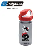 在飛比找PChome24h購物優惠-【美國Nalgene】375cc OTF兒童水壺 大車-煙霧