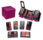 CAMEO GLITTER SKIN CARRY ALL EYESHADOW LIP FACE MAKEUP TRAIN CASE KIT