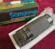 SAMYANG SLR Interchangeable Lens 75-300 mm/F4.5-5.6 for CANON FILM CAMERA New