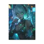 Sexy Cyberpunk Art Canvas Futuristic Tech Home Decor Gift Idea Wall Art
