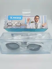 Keary Myopia Swim Goggles for Nearsightedness -2.0 Anti-Fog Water Tight White