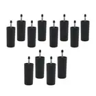 12pcs 4Inch Chair Cupboard Furniture Sofa Couch Legs Plinth Bed Riser Black