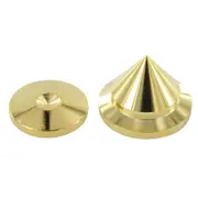 22mm Speaker Equipment Isolation Cone Spike Gold Plated with Height Adjustment