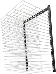 Art Drying Rack,Single-Sided Painting Art Storage Rack,Classroom Art Drying Rack,Suitable for Storing Engineering Drawings and Paintings(20 Shelves) (Size : 20 storeys)