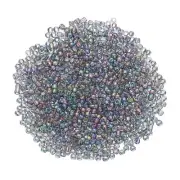 2000 Pcs Glass Seed Beads, 2mm Mini Glass Seed Spacer Bead, Gray