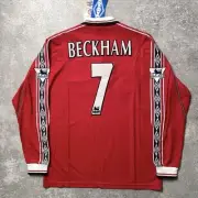 Manchester United Beckham Vintage L/S Shirt Size L with Tag
