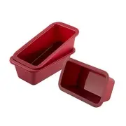Silicone Mini Loaf Pan Set of 4, NonStick Easy Release 4PCS: Small Loaf Pan