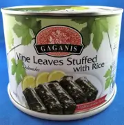 2KG DOLMADES VINE LEAVES STUFFED WITH RICE BY GAGANIS - FREE POST