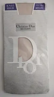 Christian Dior Vintage Stockings, Knee Highs, Antelope, Made In Australia